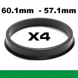 Centrējošs gredzens alumīnija diskiem 60.1mm ->57.1mm ― AUTOERA.LV