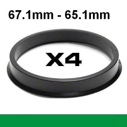 Wheel hub centring ring 67.1mm ->⌀65.0mm ― AUTOERA.LV