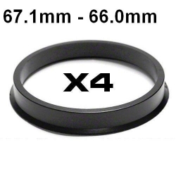 Centrējošs gredzens alumīnija diskiem 67.1mm ->⌀66.0mm ― AUTOERA.LV