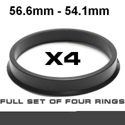 Centrējošs gredzens alumīnija diskiem/ ⌀56.6mm->⌀54.1mm ― AUTOERA.LV