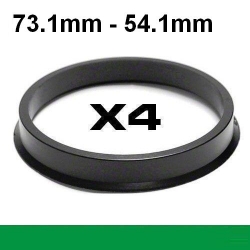 Centrējošs gredzens alumīnija diskiem 73.1mm ->54.1mm ― AUTOERA.LV