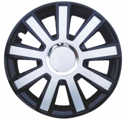 Dekoratīvo disku uzliku komplekts - Flash Black Silver, 15" ― AUTOERA.LV