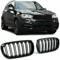 Radiātora restes BMW X5 F15 (2013-2022), melns spīdīgas (2gab)
