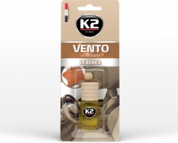 Gaisa atsvaidzinātājs/smāržas K2 Vento - LEATHER, 8ml.  ― AUTOERA.LV