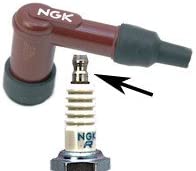 Moto aizdedzes svece gals - NGK LB05E-R (8898)  ― AUTOERA.LV
