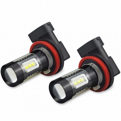 2gab x LED pamatluktura spuldze -  H8/H11, 12V  ― AUTOERA.LV