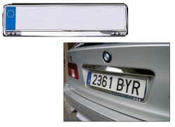 Auto Numura turētāja plāksne - hromētā ― AUTOERA.LV