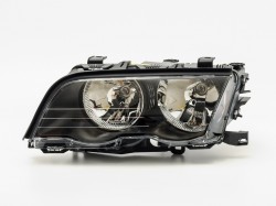 Priekšējais lukturis ar motoriņu BMW 3-serija E46 (1998-2001), pa kreisi  ― AUTOERA.LV