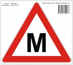 Uzlīme "M" (mācību) standarta (ārējā) ― AUTOERA.LV
