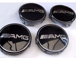 Lieto disku ieliktņu/kapaciņu komplekts Mercedes-Benz AMG 5mm  ― AUTOERA.LV
