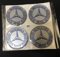 Disku uzlīmes Mercedes-Benz 60mm ― AUTOERA.LV