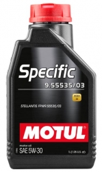 Sintētiskā motoreļļa - Motul Specific 5W30