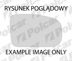 Spoguļa stikls Mazda 121 (1987-1997), lab. ― AUTOERA.LV