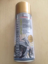 Aerosola krāsa ar metālisku tumšo zelta efektu - SVP Flash Gold, 400ml. ― AUTOERA.LV