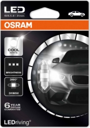 Numura apgaismojuma spuldze LED, 12V (31mm) ― AUTOERA.LV