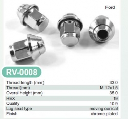 Disku uzgrieznis ar kustīgo konusa daļu - M12X1,5/SW19/H31  (+FORD) ― AUTOERA.LV