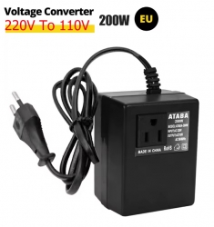 Strāvas pārveidotājs no 220V uz 110V (200W)