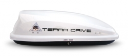 Auto jumta kaste - TERRA DRIVE 320, balts spīdīgs ― AUTOERA.LV