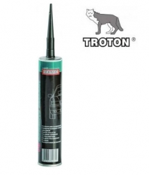 Līmejošā-hermetizējošā massa šūvēm (melnā krāsa) - TROTON PU , 310ml.  ― AUTOERA.LV