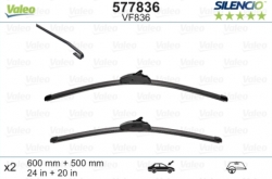 Bezkarkāsa logu slotiņu kompl.no VALEO SILENCIO, 60cm+50cm ― AUTOERA.LV