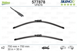 Beskarkāsa logu slotiņu kompl.no VALEO SILENCIO - FORD, 75+75cm ― AUTOERA.LV