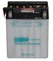 Moto akumulātors - Landport 14A, 12V /bez elektrolīta, sauss