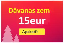 Dāvanas zem 15Eur