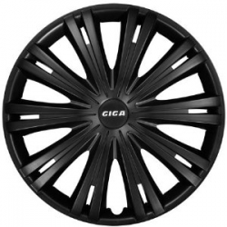 Dekoratīvo disku uzliku komplekts GIGA BLACK, 13" ― AUTOERA.LV
