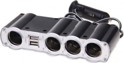 Piepipetāja līgzda, 12V (4x + 2USB) ― AUTOERA.LV