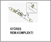 Stūres reikas remkomplekti