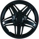 Dekoratīvo disku uzliku komplekts Star-black, 14" ― AUTOERA.LV